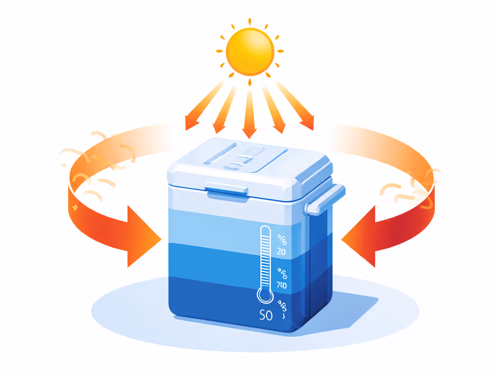 diagram_of_cooler_with_heat_transfer_from_surrounding_air_and_sun